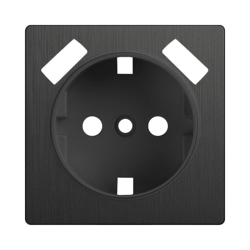 Накладка Werkel для розетки USB Графит рифленый WL04-USB-CP 4690389145964