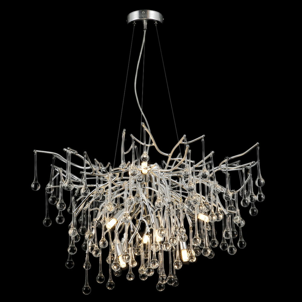 Подвесная люстра Illumico IL0068-8P-79 SILVER