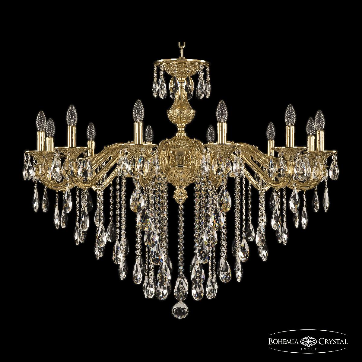Подвесная люстра Bohemia Ivele Crystal Florence 71202/12/360 B G