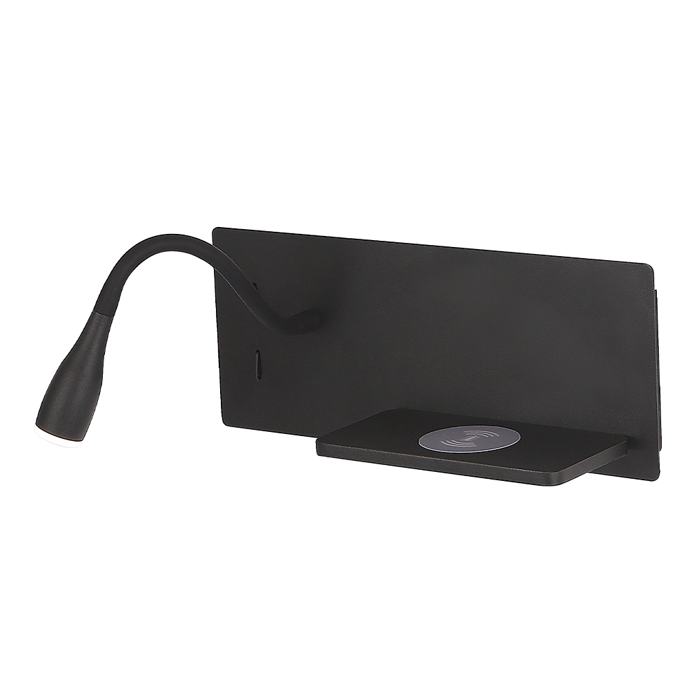 Настенный светильник Crystal Lux CLT 217W Qi+USB BL