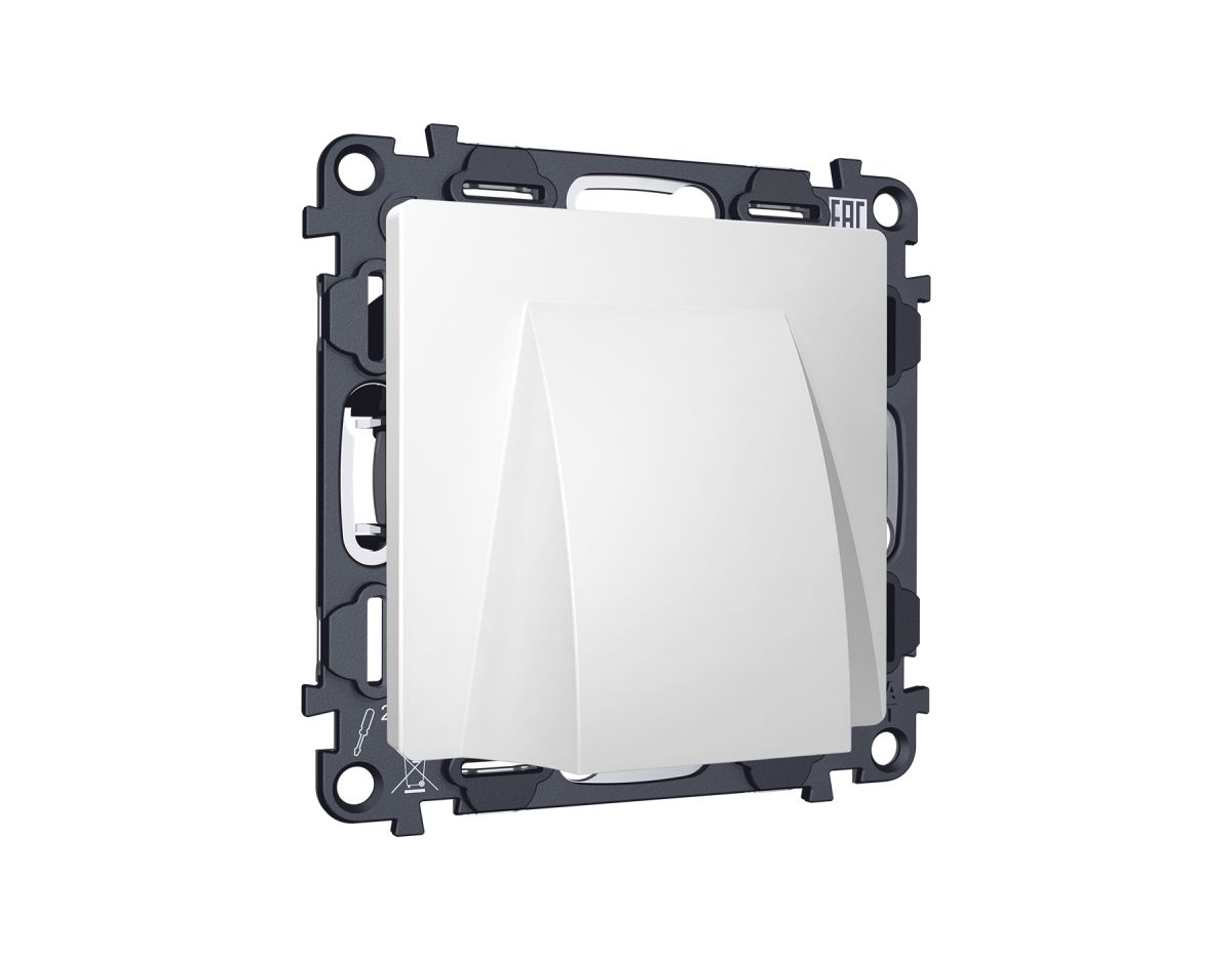 Комплект вывода кабеля с фикатором Alfa Белый матовый Quant Ambrella Volt MA135810 (AP1358, VM238)