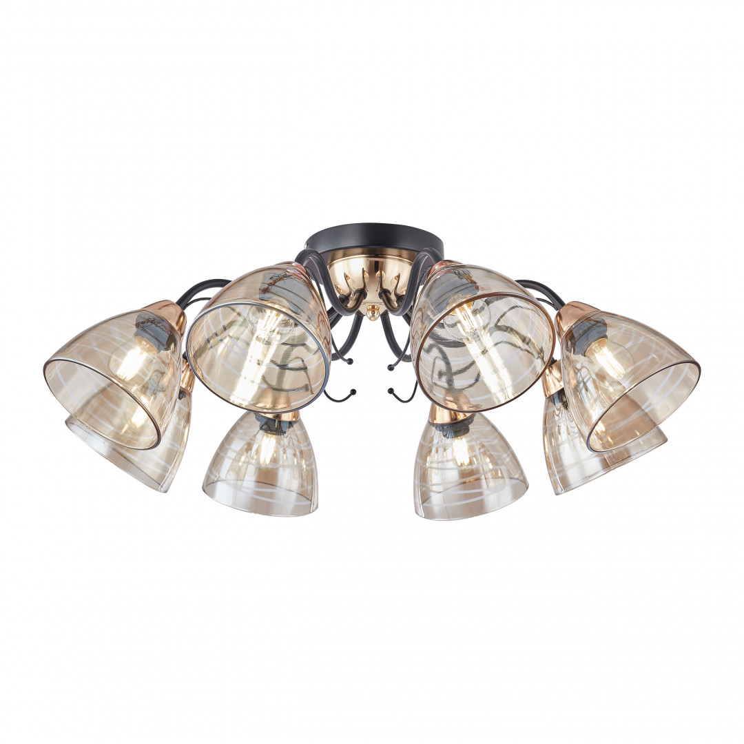 Подвесная люстра Arte Milano Napoli 331234/8 BK+FGD