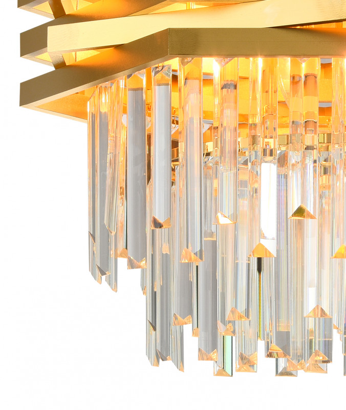 Подвесная люстра Natali Kovaltseva SPEAR 76013/10C GOLD