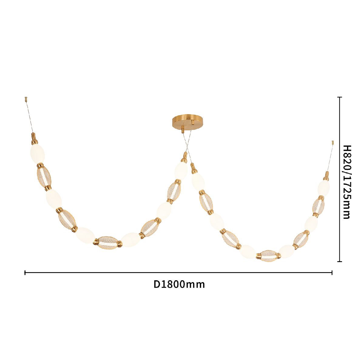 Подвесная люстра Favourite Perler 4559-2PC