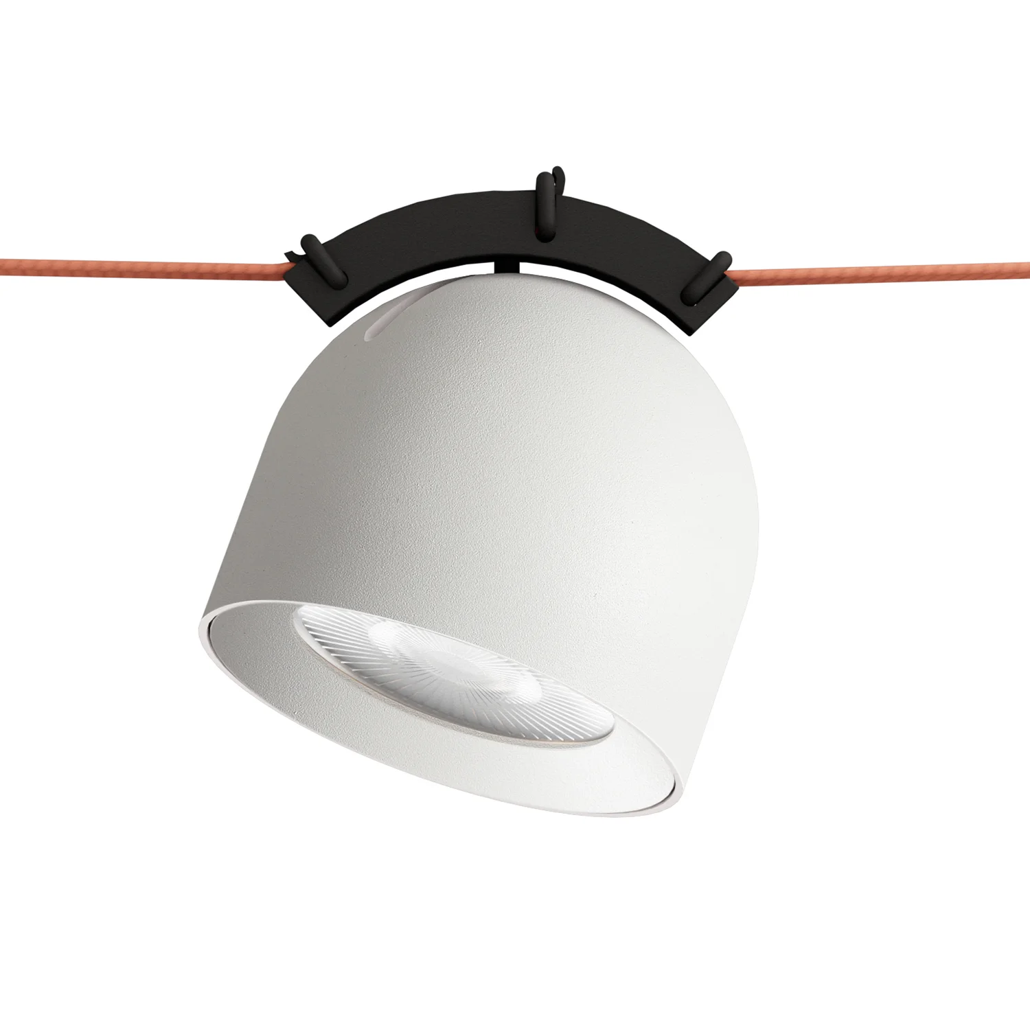 Трековый однофазный светильник Denkirs Belty spot DK5540-WH+BK