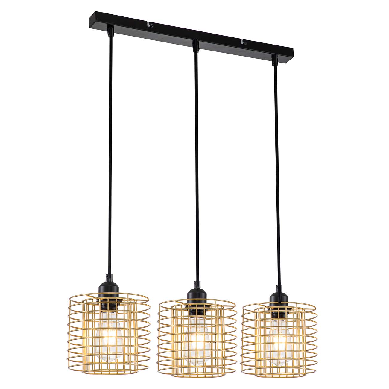 Подвесной светильник Escada Grid 10190/3S Gold