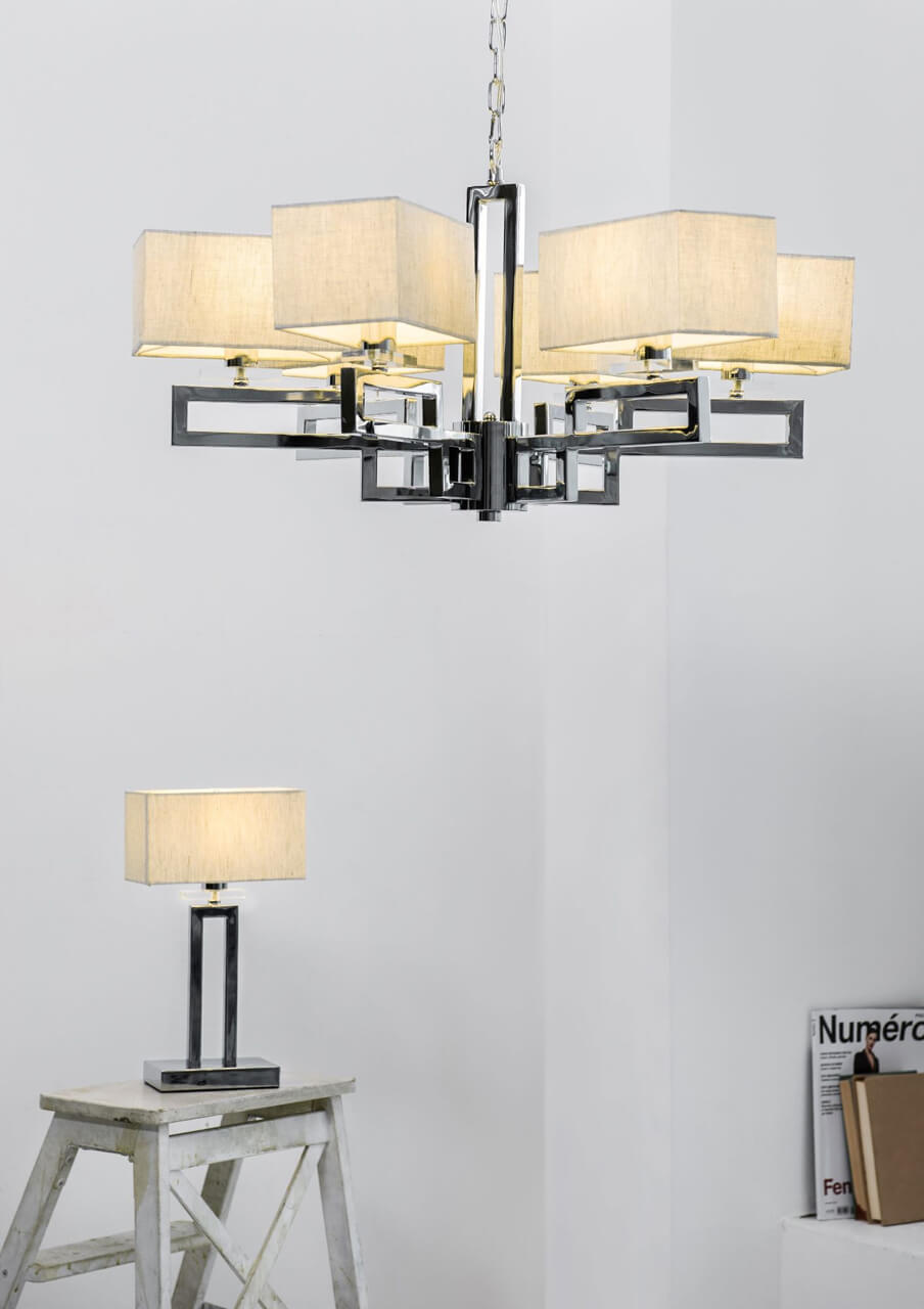 Подвесная люстра Maytoni Megapolis MOD906-06-N