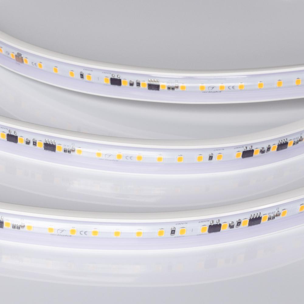 Светодиодная герметичная лента Arlight ARL-PV-A120-15mm 230V Warm2700 (15 W/m, IP65, 30m) 054705