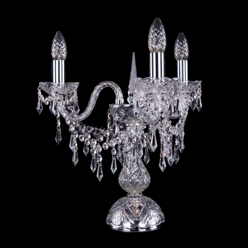 Настольная лампа Bohemia Ivele 1403L/3/141-39/Ni