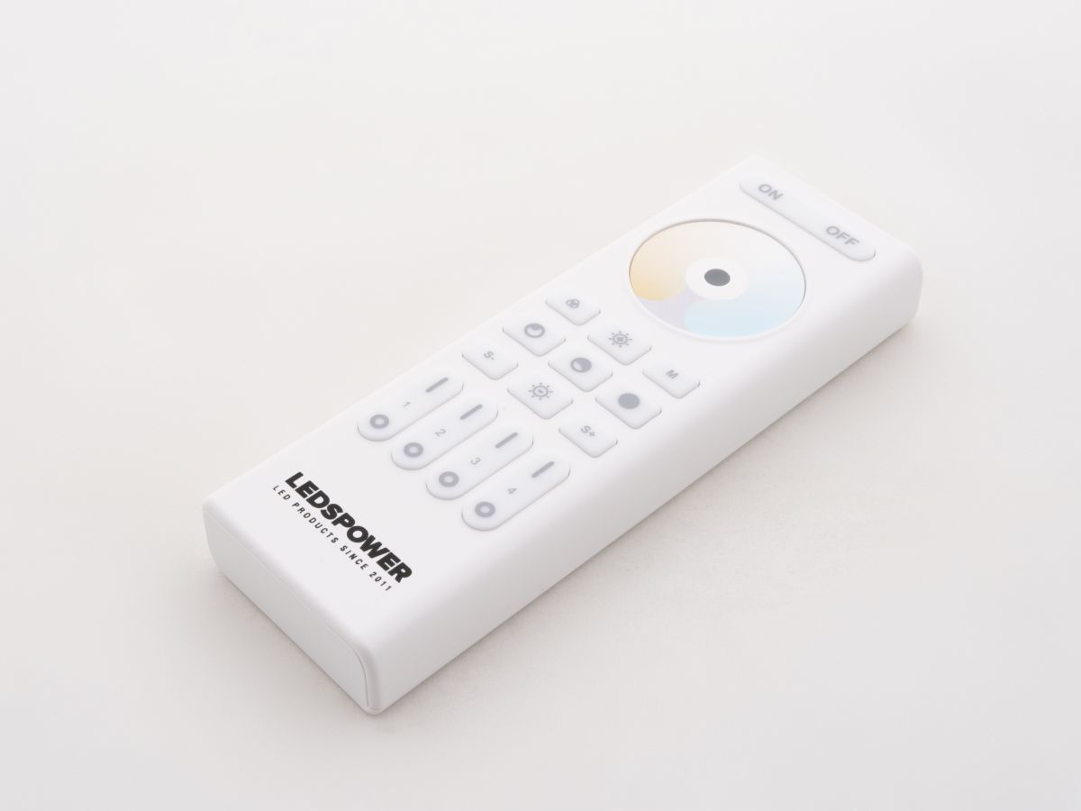 Пульт CCT на 4 зоны LEDS POWER RC02RF белый 006529