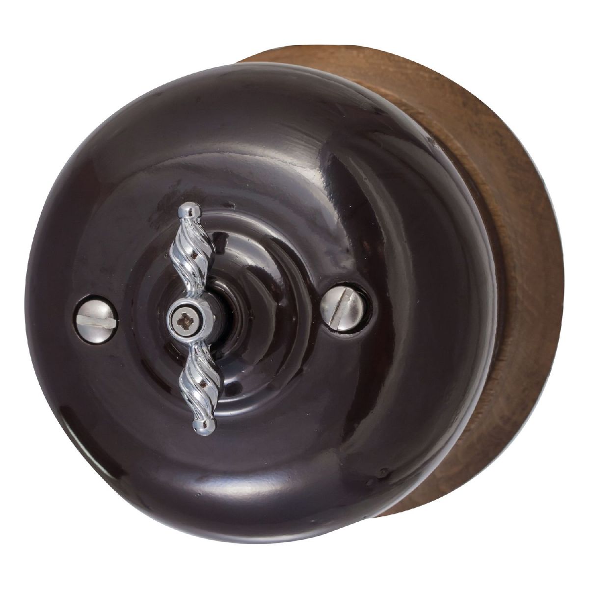 Выключатель одноклавишный проходной Bironi Фаберже B2-201-020/18