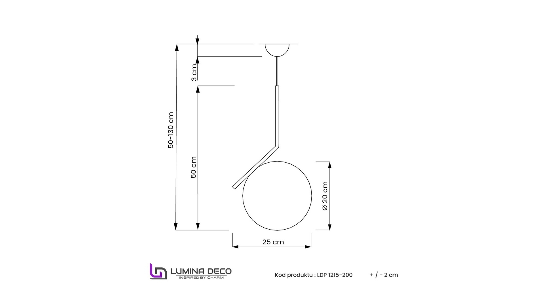 Подвесной светильник Lumina Deco Sorento LDP 1215-200 WT+MD