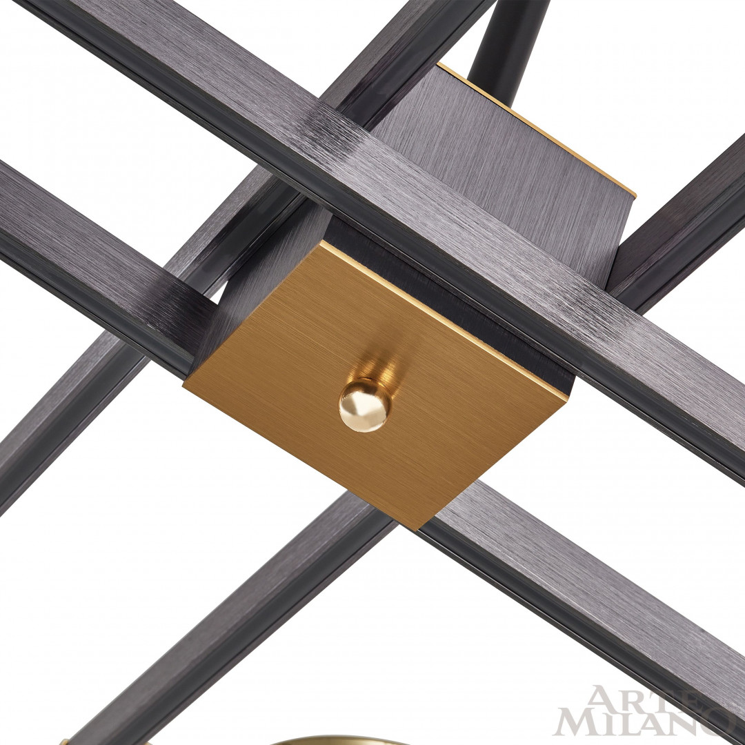 Люстра на штанге Arte Milano 271279/8 NI/GD