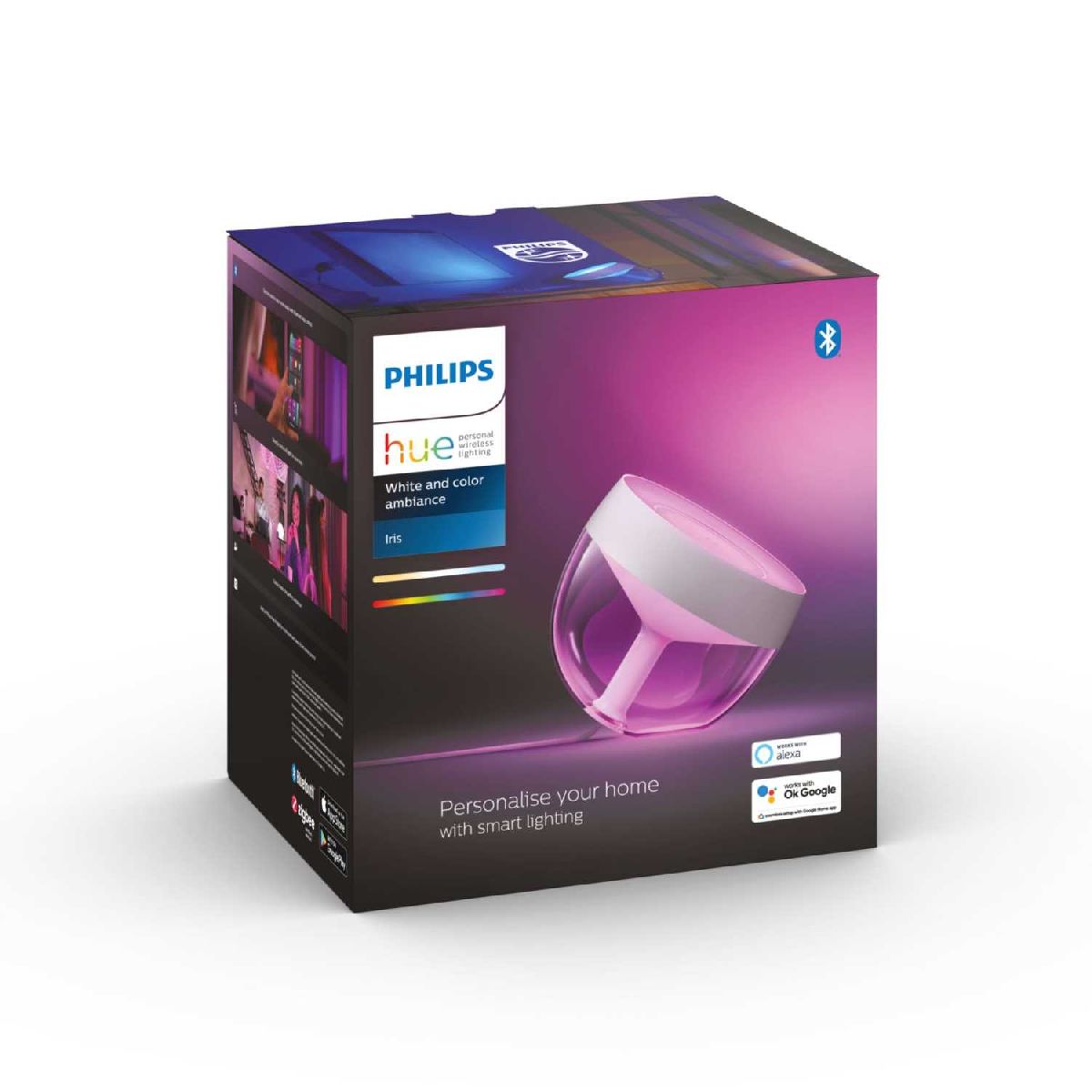 Умная настольная лампа Philips Hue Iris gen4 EU/UK white 929002376101