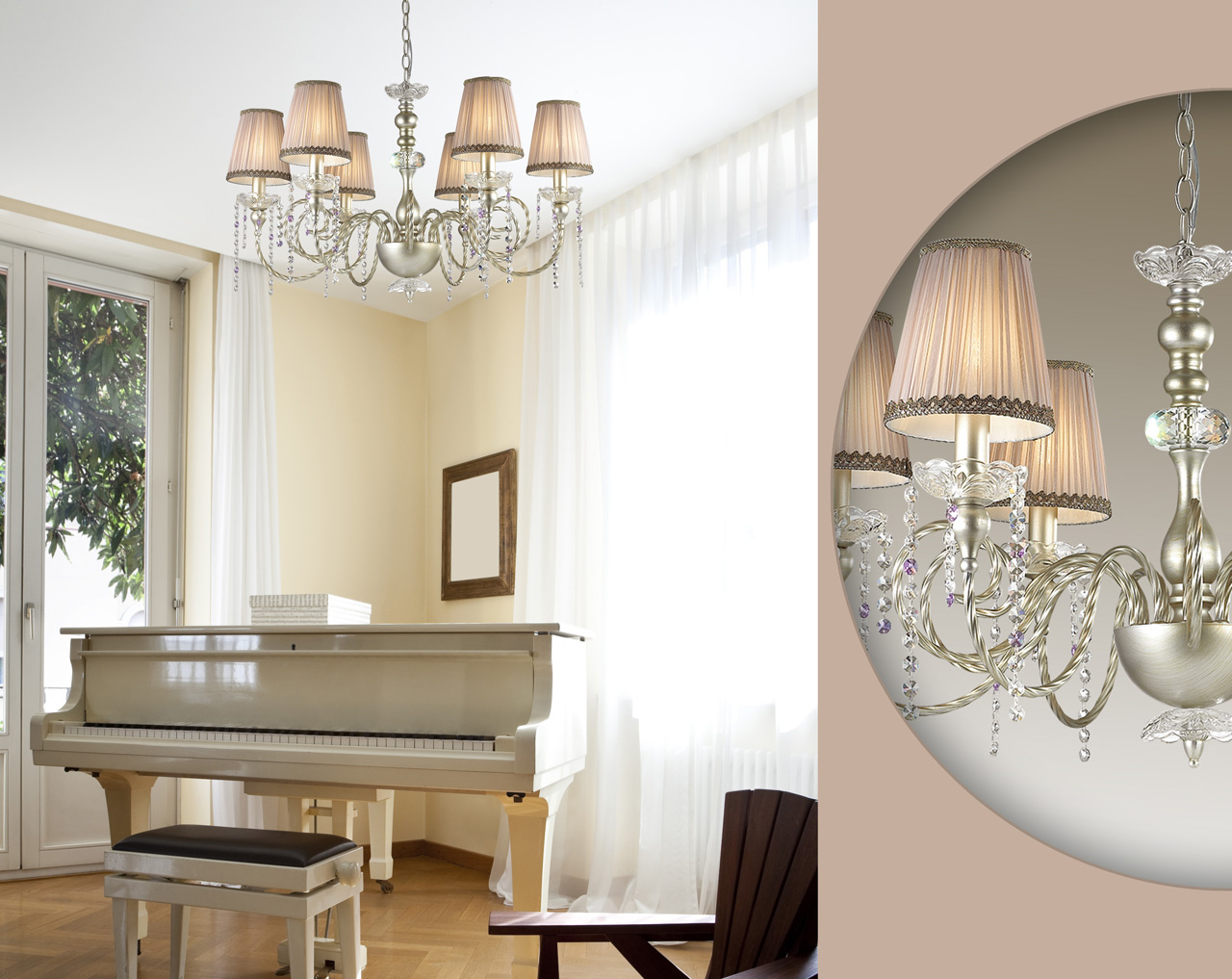 Подвесная люстра Odeon Light Aurelia 3390/6