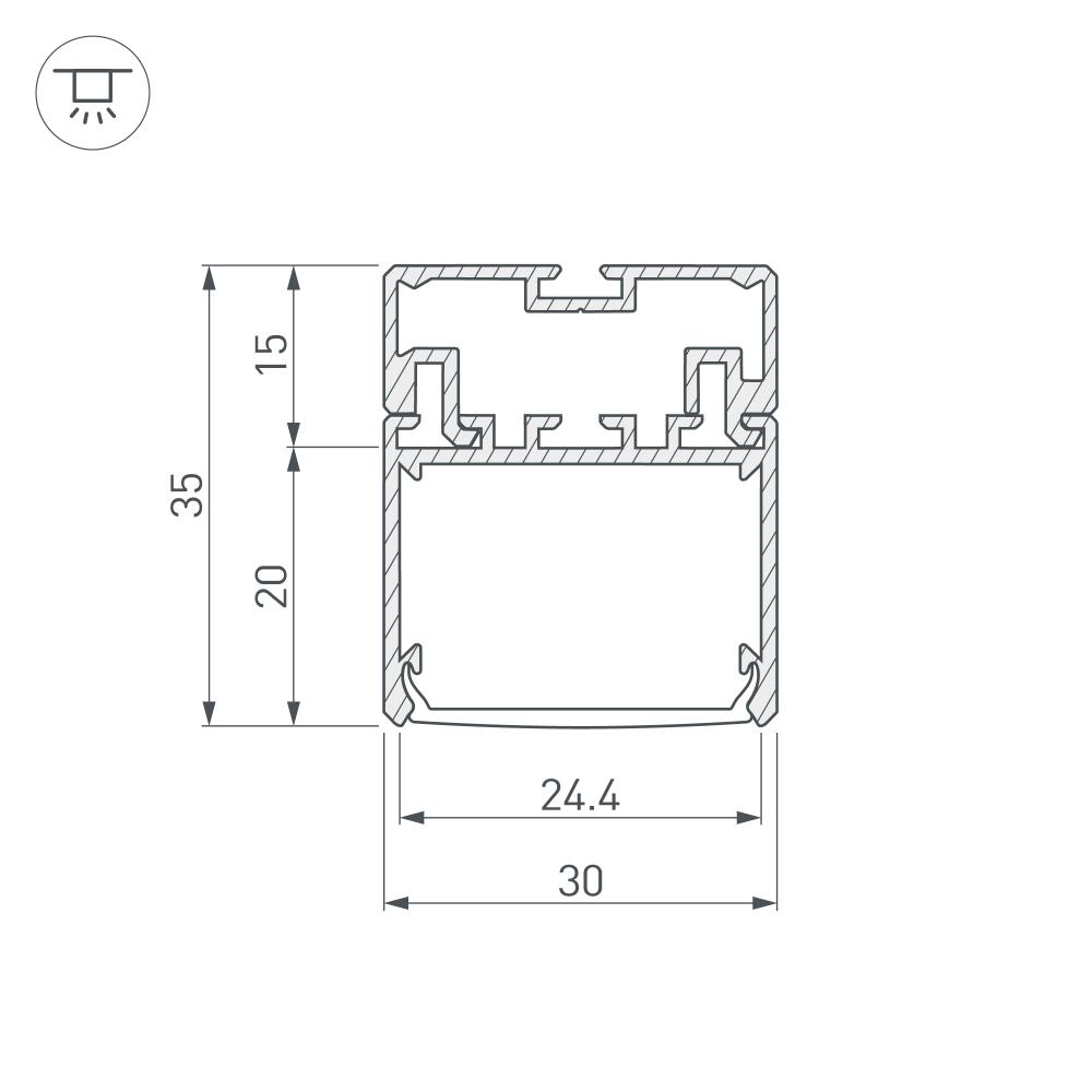 Профиль Arlight KLUS-LINE 023861