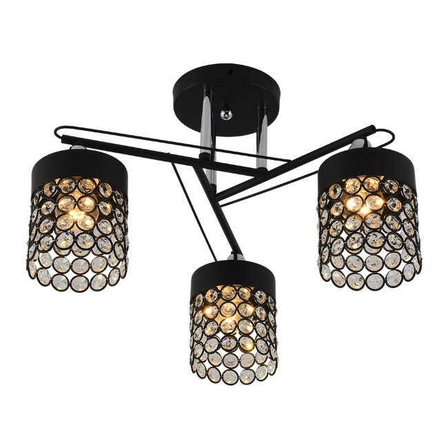 Потолочная люстра Seven Fires Oldri SF3339/3C-BK-CR-CL