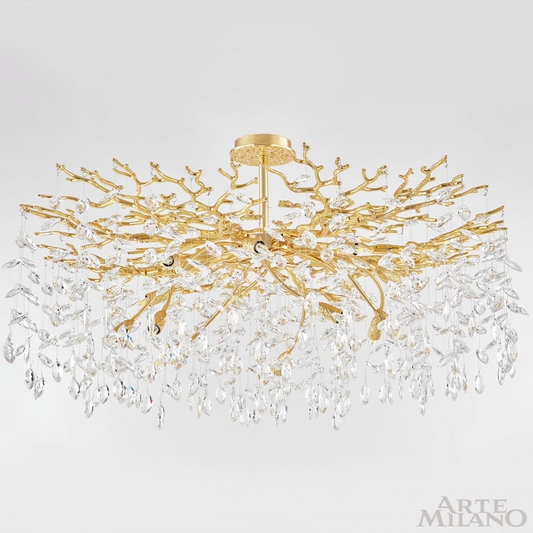 Люстра на штанге Arte Milano Milan 236901/D1000/14/B Gd