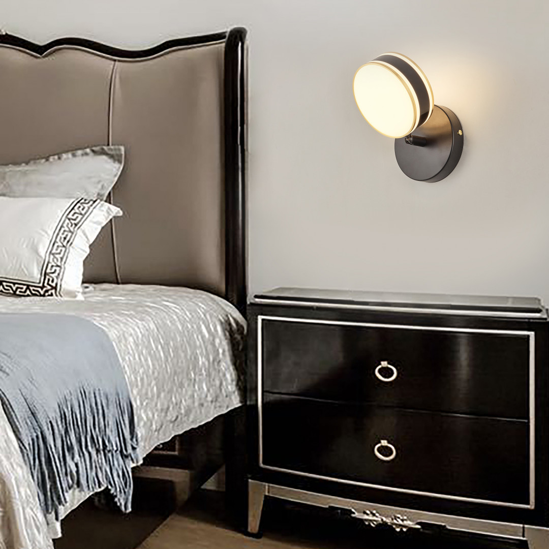 Бра Arte Milano Ferrara 277599/1B BK/GD