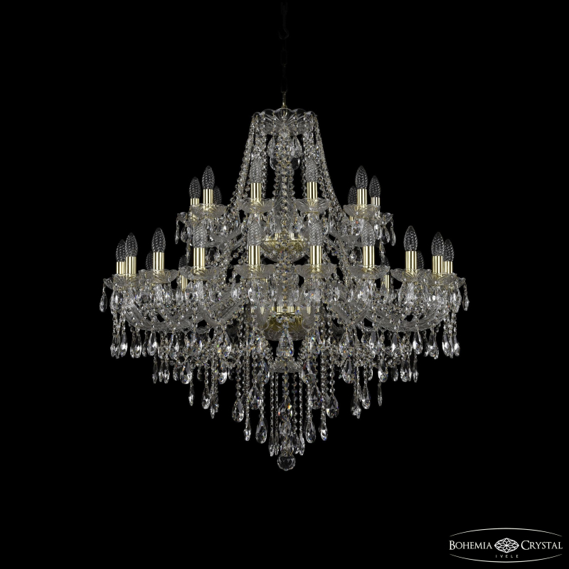 Подвесная люстра Bohemia Ivele Crystal 1415/20+10/360/2d G