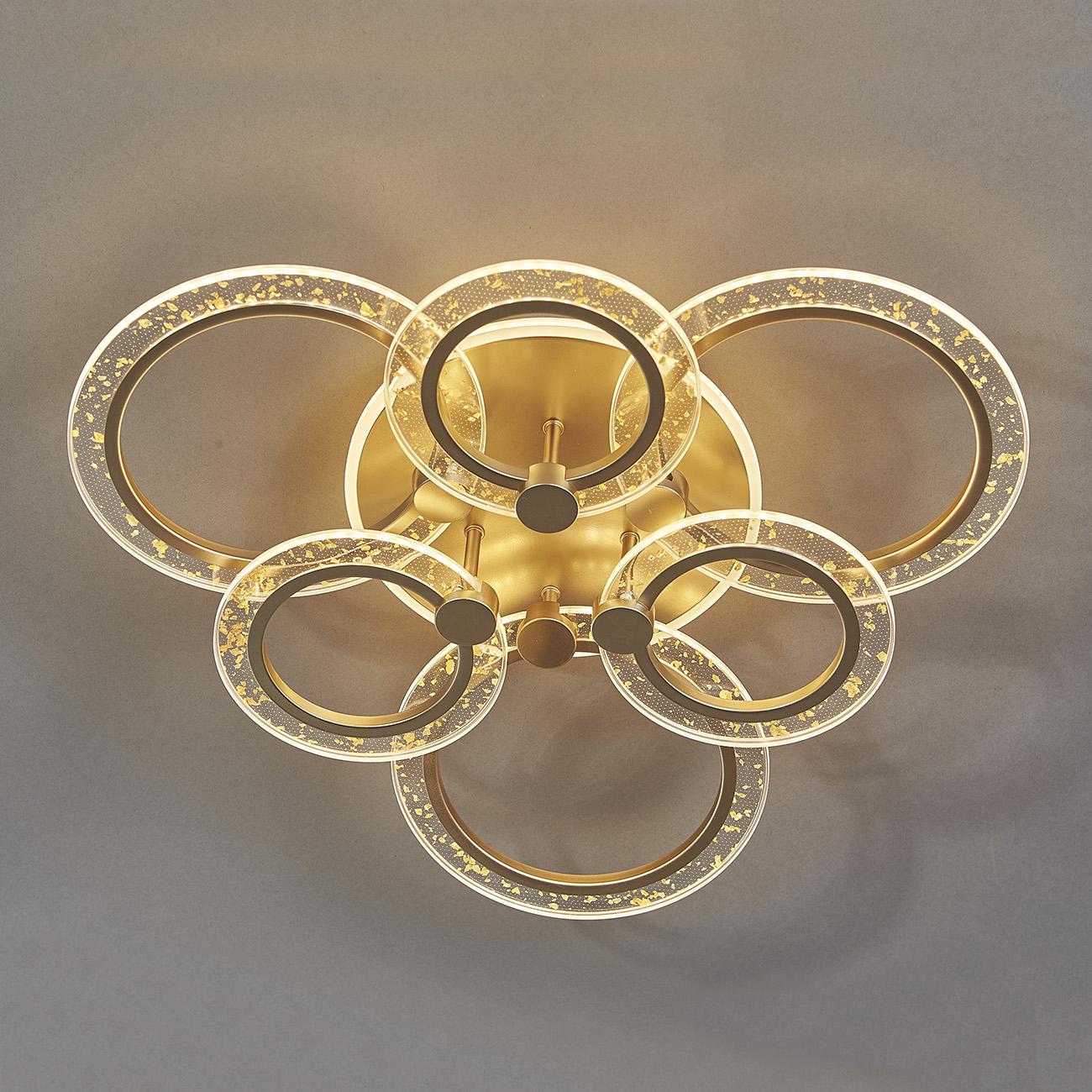 Потолочная светодиодная люстра Escada Enigma 10225/6LED Gold в Москве