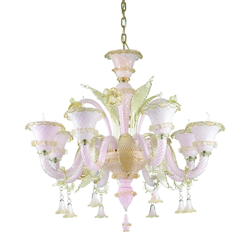Подвесная люстра Ideal Lux Antonietta SP8 Rosa 137278