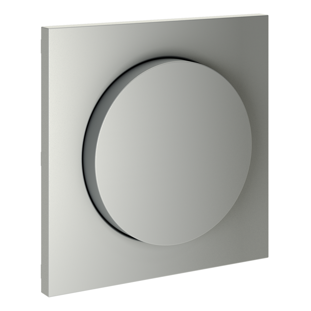 Накладка для светорегулятора поворотно-нажимного Voltum S70 (сталь) VLS002005