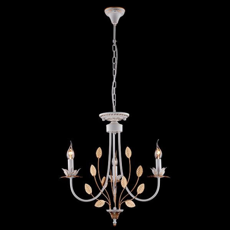 Подвесная люстра Eurosvet 60023/3 белый с золотом