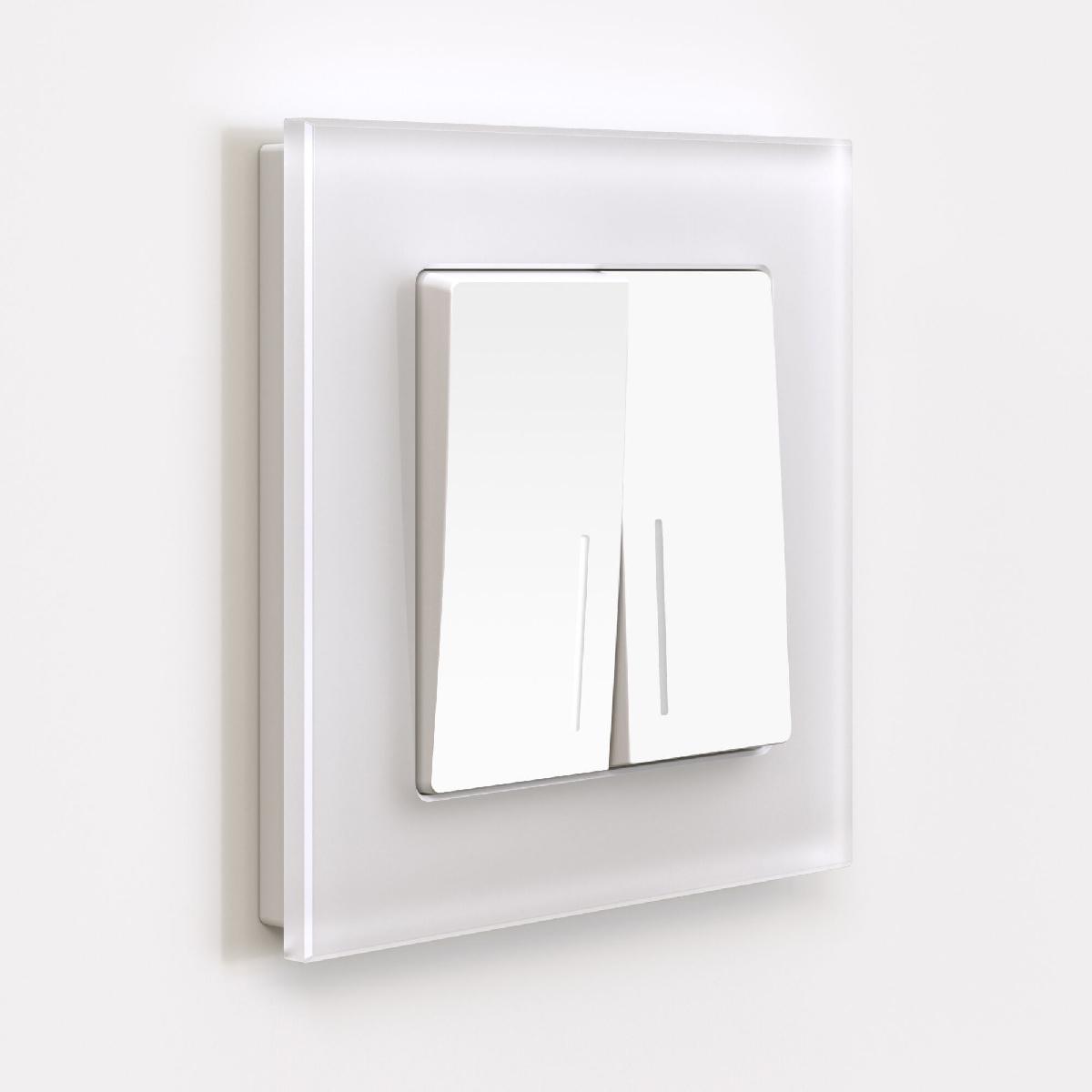 Выключатель двухклавишный Werkel 4690389184666 W1120161 a059273