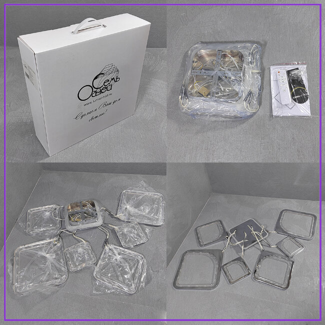 Потолочная люстра Seven Fires Brand SF7057/7C-CR-BL