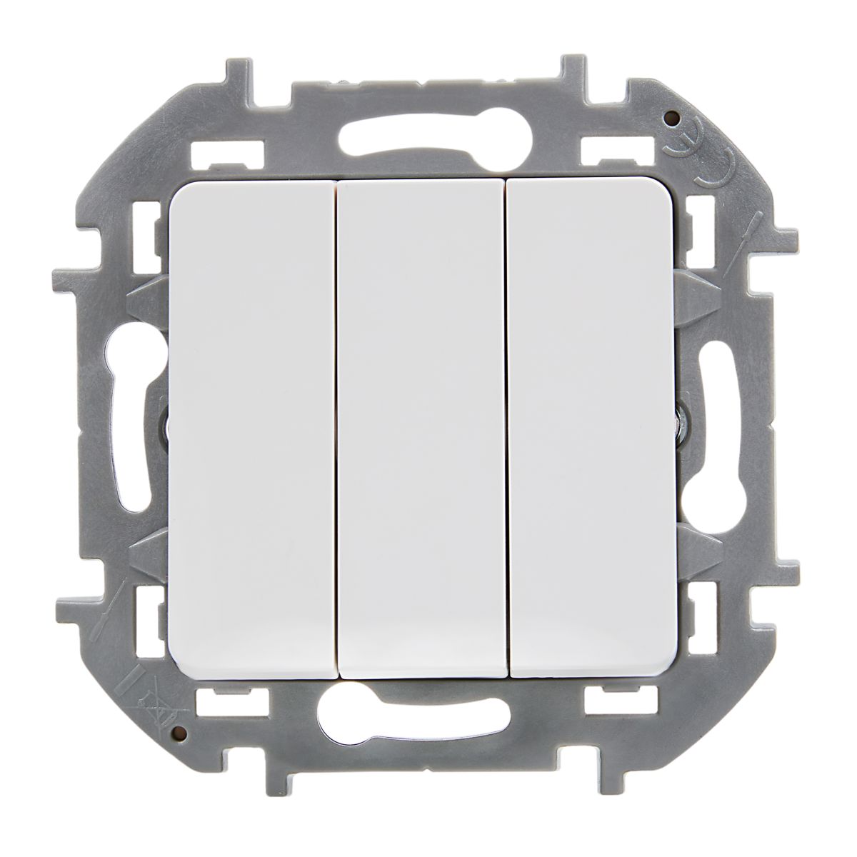 Выключатель 3-кл, винтовые клеммы, 10 AX , 250 В. Legrand/Daccord Inspiria 673540