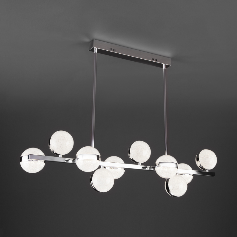 Подвесной светодиодный светильник Eurosvet Monica 90173/10 хром