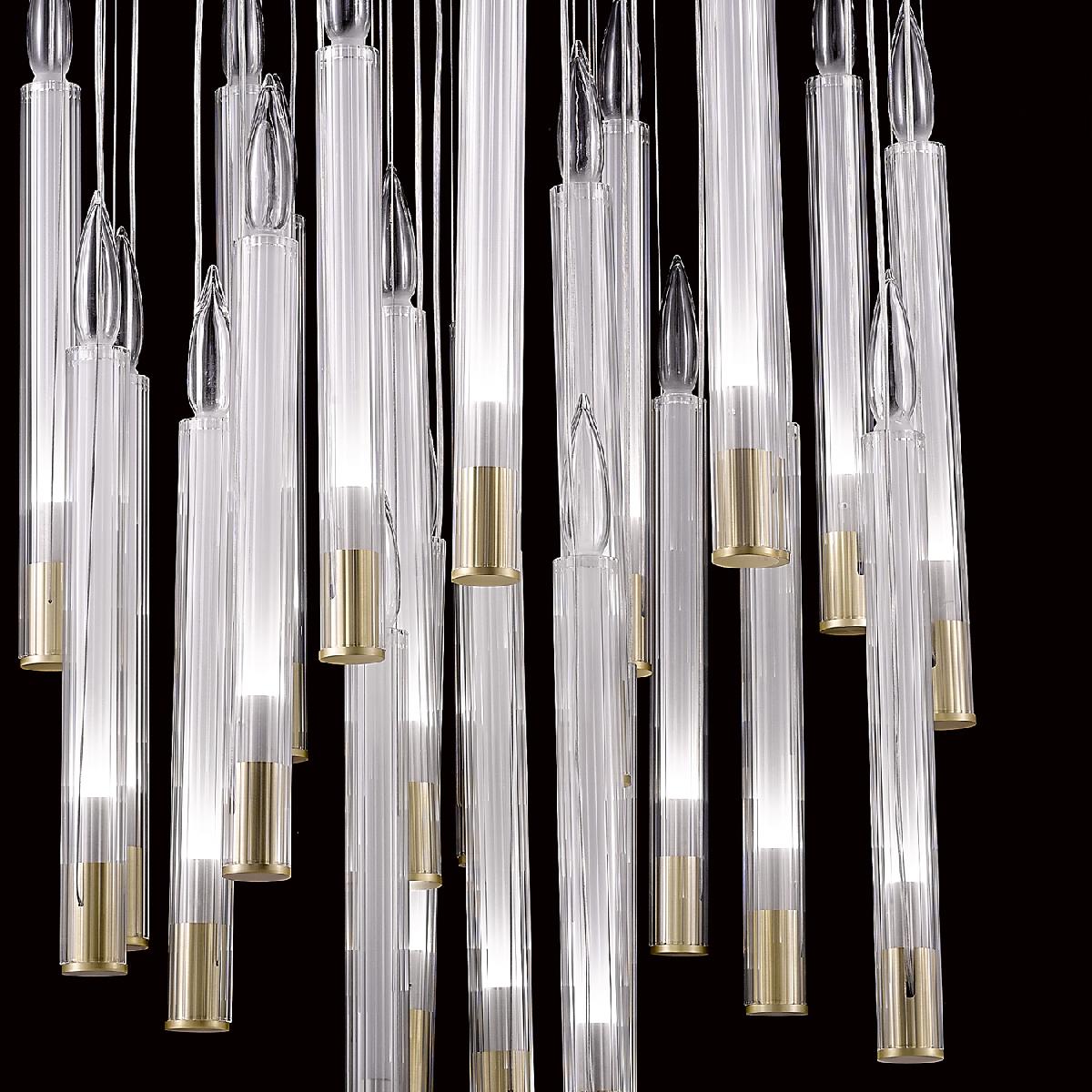 Подвесной светильник Delight Collection Candle P68094-25 brass