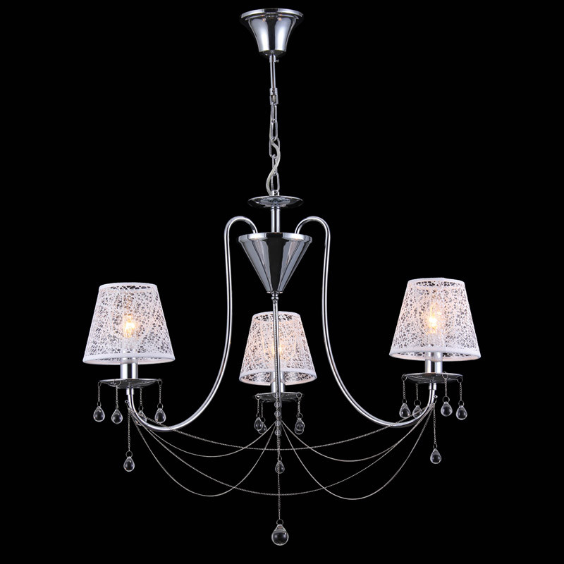 Подвесная люстра Natali Kovaltseva FERRARA 11419/3C CHROME
