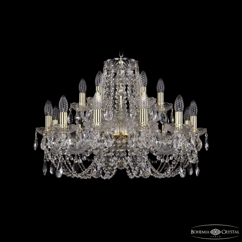 Подвесная люстра Bohemia Ivele Crystal 1406/12+6/240 G