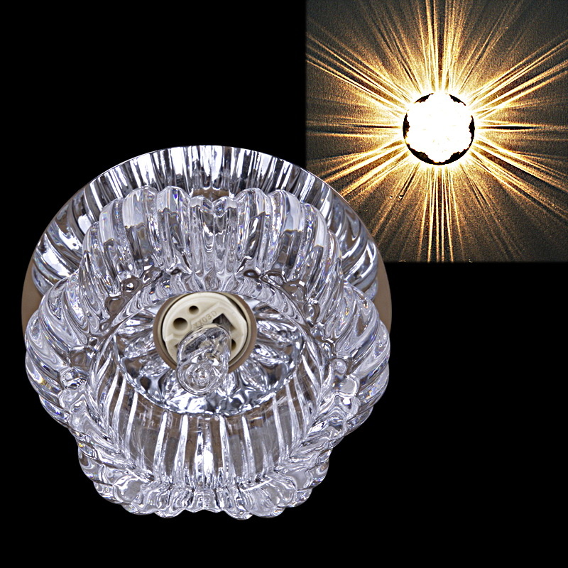 Встраиваемый светильник Reluce 18301-9.0-001G G9 CR