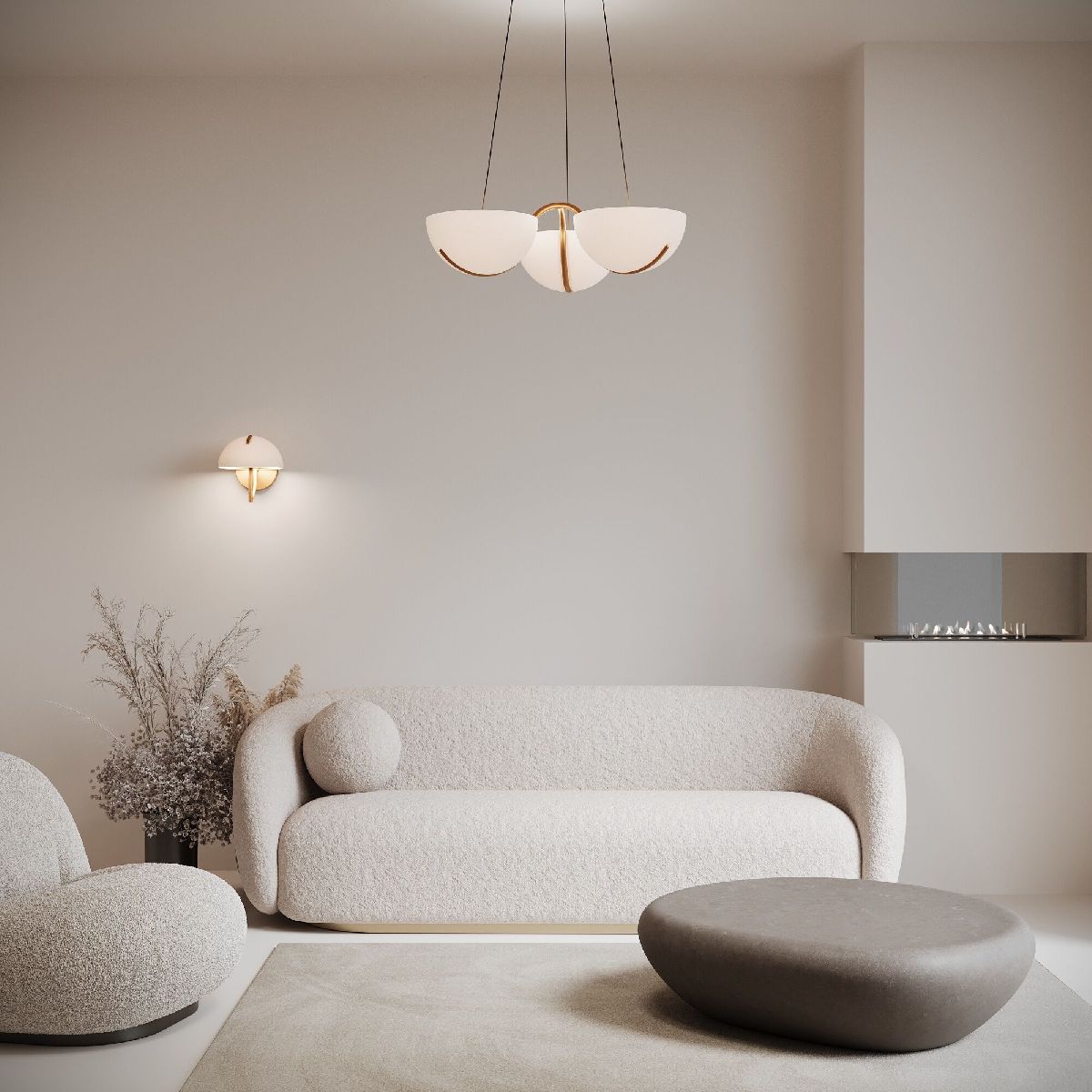 Подвесная люстра Eurosvet Emisfero 50083/3 LED золото a069300