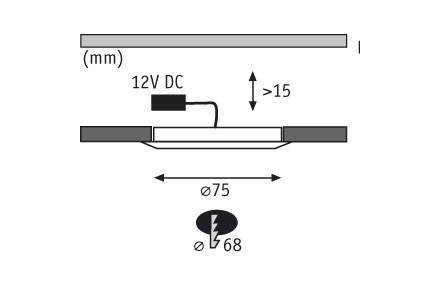 Мебельный светодиодный светильник Paulmann Micro Line Led 93560