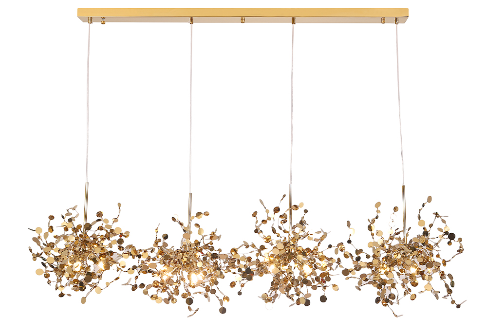 Подвесная люстра Crystal Lux GARDEN SP3х4 L1600 GOLD