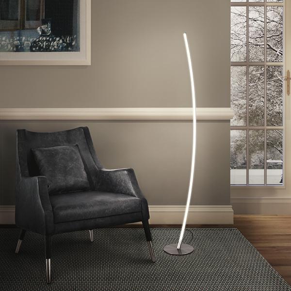 Торшер Eurosvet Hi-tech 80403/1 сатин-никель