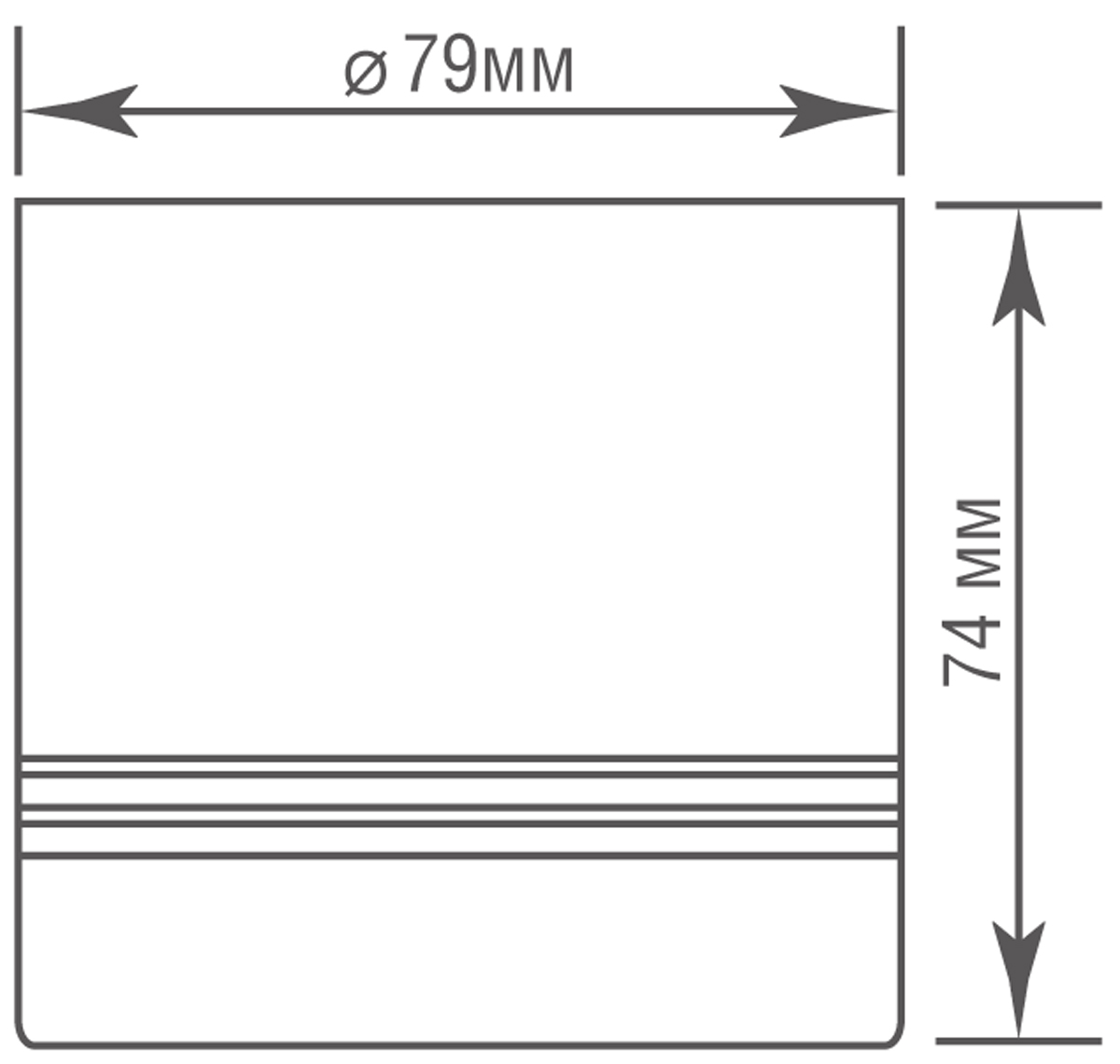 Накладной светильник Donolux Barell DL18482R9W1B IP44