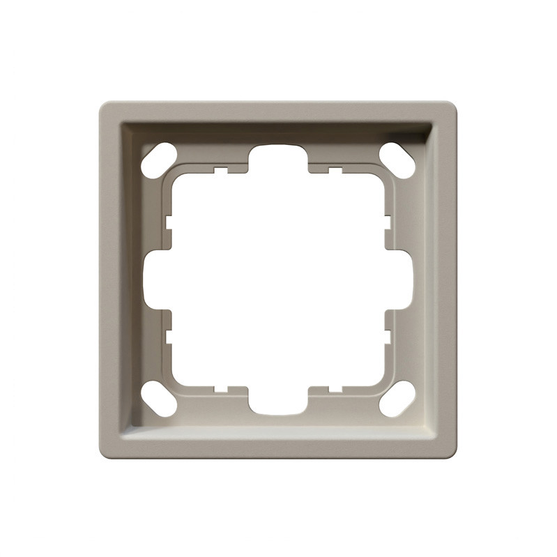 Рамка серия FD 1-постовая, цвет Сахара Jasmart FD1001SH