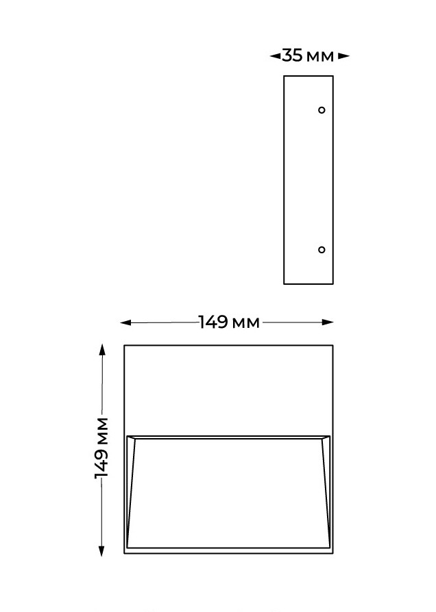 Уличный настенный светильник Italline IT5262