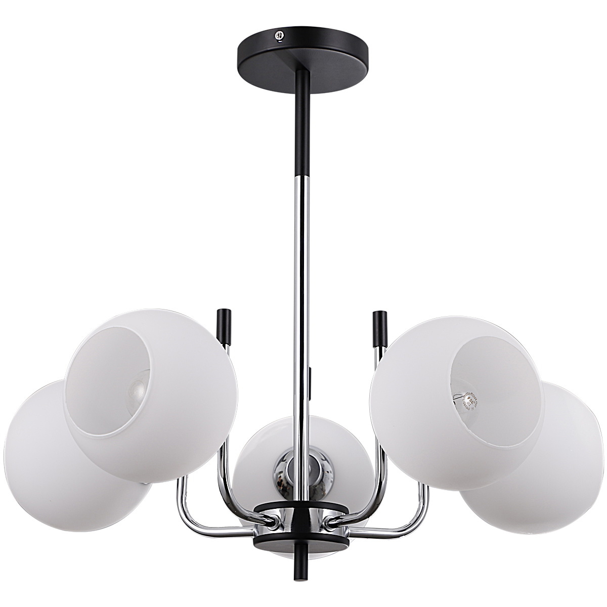 Люстра на штанге Illumico IL0371-5PSQ-79 BK CR