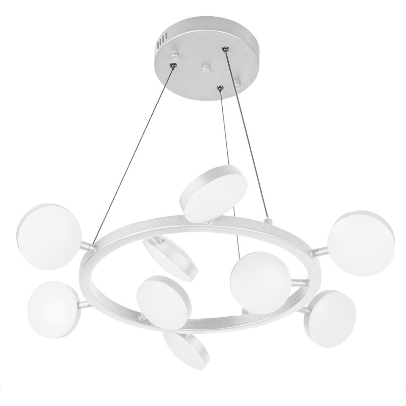 Подвесная светодиодная люстра с пультом iLedex Totes FS-016-D9 63W WH