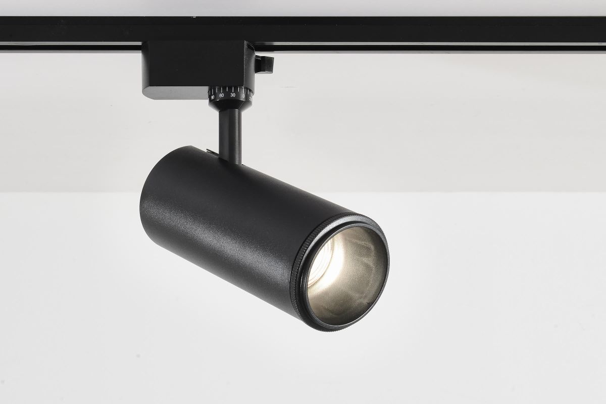 Трековый однофазный светильник Crystal Lux CLT 0.31 021 BK 3CCT ZOOM