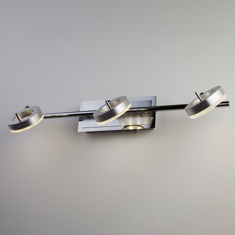 Настенный светодиодный светильник Eurosvet Wheel 20001/3 алюминий