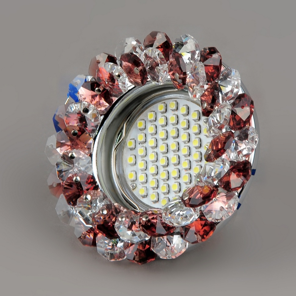 Встраиваемый светильник Elvan TCH-8003-MR16-5.3-Br-Ch