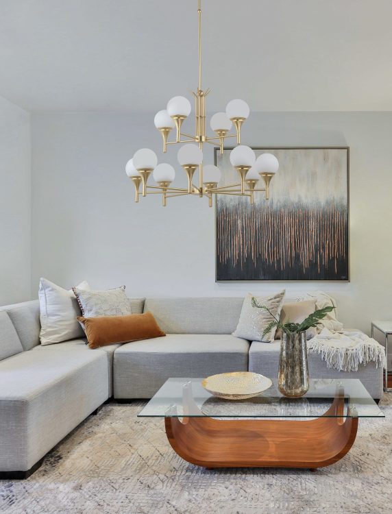 Люстра на штанге Kutek Meleze MEL-ZW-8+4(ZM)