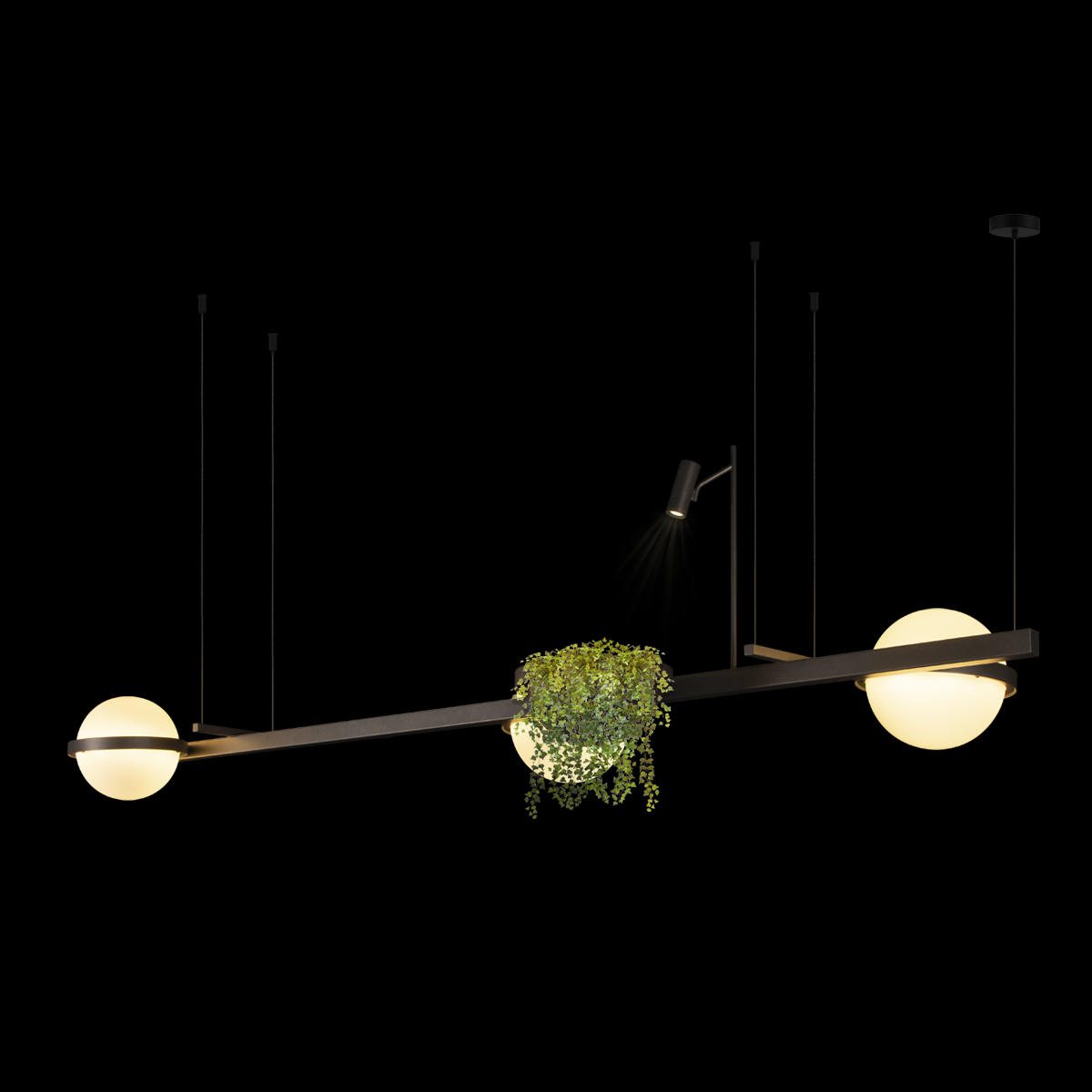 Подвесная люстра Loft IT Jardin 10121/C Dark grey